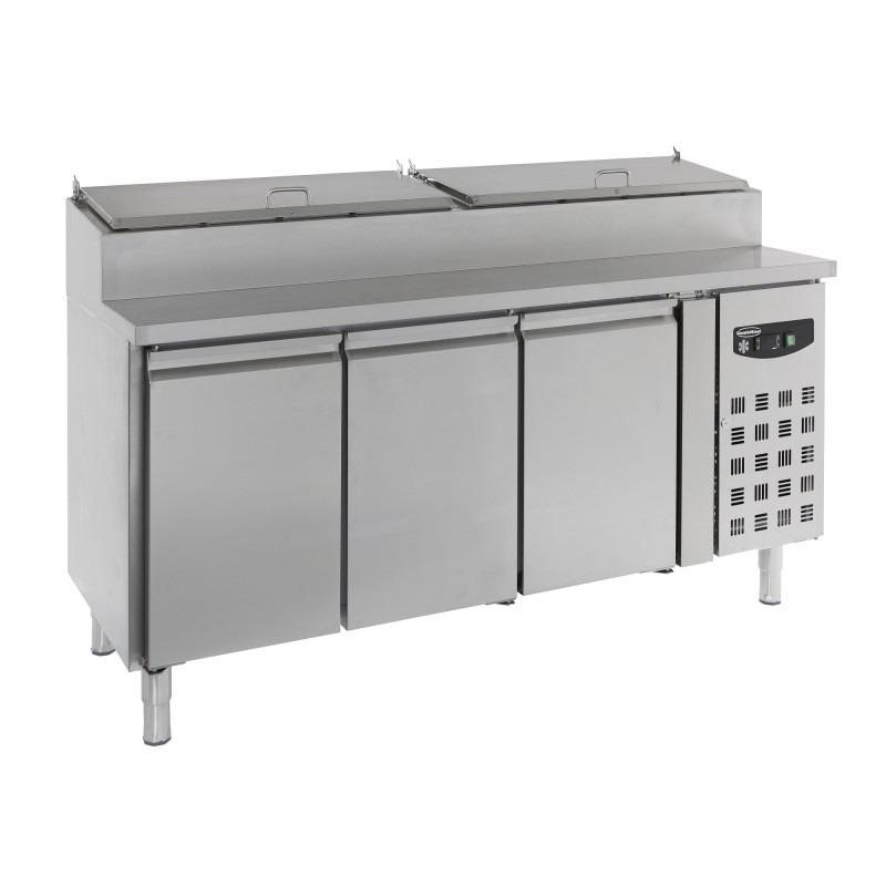 COMBISTEEL - Saladette 3 portes 8 x 1/3 gn récipient