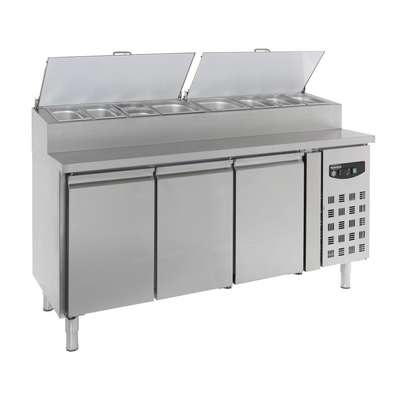 COMBISTEEL - Saladette 3 portes 8 x 1/3 gn récipient
