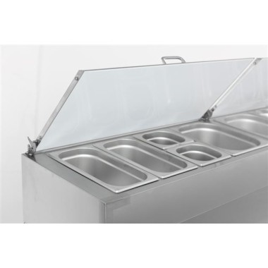 COMBISTEEL - Saladette 3 portes 8 x 1/3 gn récipient