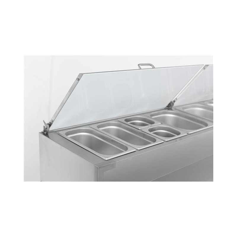 COMBISTEEL - Saladette 3 portes 8 x 1/3 gn récipient