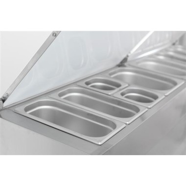 COMBISTEEL - Saladette 3 portes 8 x 1/3 gn récipient