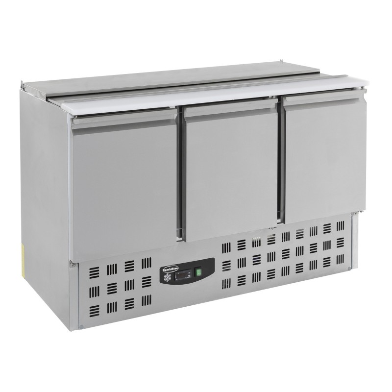 COMBISTEEL - Saladette réfrigérée 3 portes