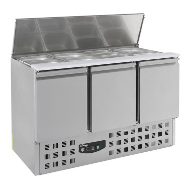 COMBISTEEL - Saladette réfrigérée 3 portes