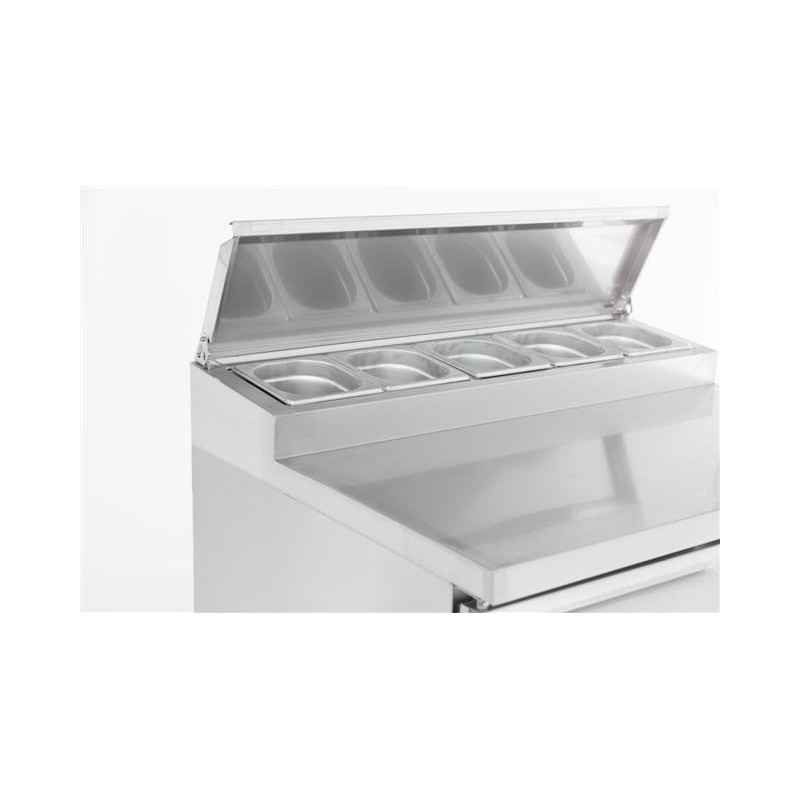 COMBISTEEL - Saladette réfrigérée 2 portes 5 x 1/6 gn