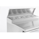 COMBISTEEL - Saladette réfrigérée 2 portes 5 x 1/6 gn