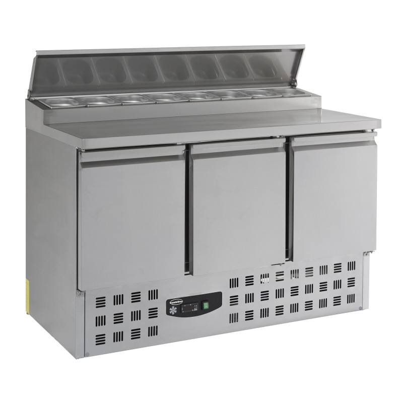 COMBISTEEL - Saladette réfrigérée 3 portes