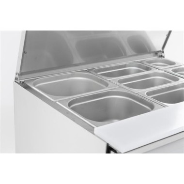 COMBISTEEL - Saladette réfrigérée 2 portes