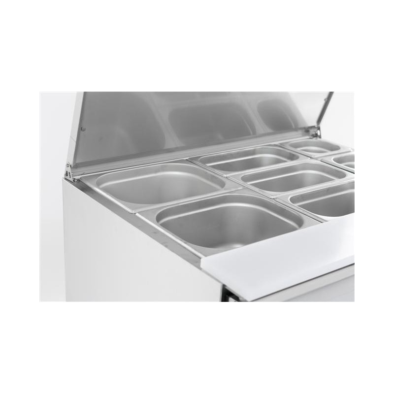 COMBISTEEL - Saladette réfrigérée 2 portes
