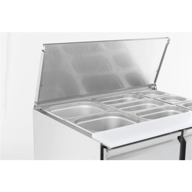COMBISTEEL - Saladette réfrigérée 2 portes