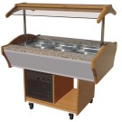 COMBISTEEL - Buffet réfrigéré sur roulettes 3 x gn 1/1