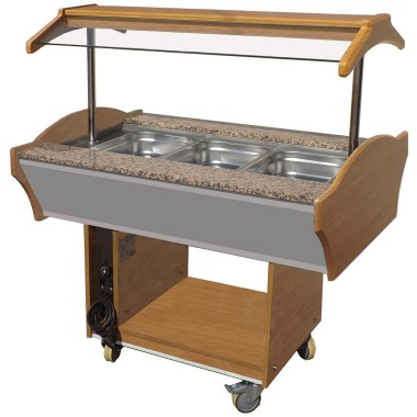 COMBISTEEL - Buffet chaud 3 x gn 1/1