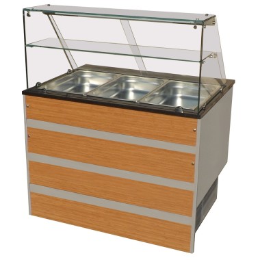 COMBISTEEL - Buffet réfrigéré 3 x gn 1/1