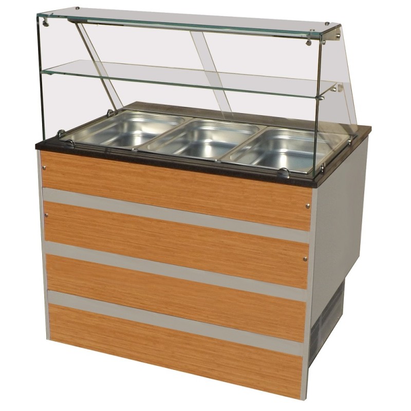 COMBISTEEL - Buffet réfrigéré 3 x gn 1/1