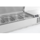 COMBISTEEL - Puits réfrigérée couvercle inox 1/4gn x 5