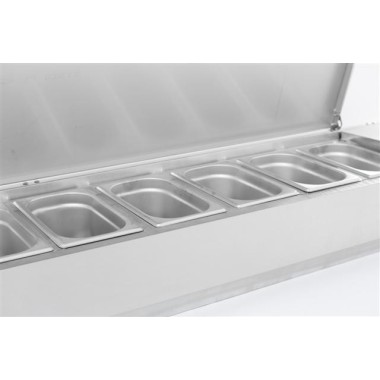 COMBISTEEL - Puits réfrigérée couvercle inox 1/3gn x 3