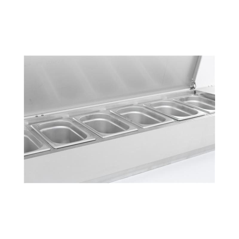 COMBISTEEL - Puits réfrigérée couvercle inox 1/3gn x 3