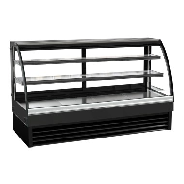 COMBISTEEL - Vitrine réfrigérée ronde 2000 mm