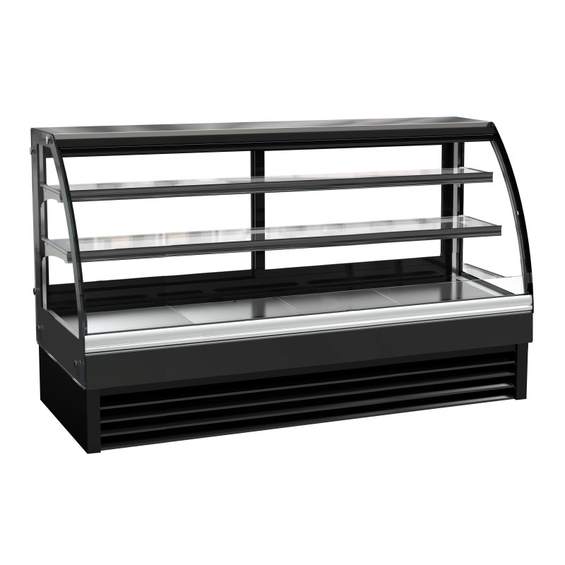 COMBISTEEL - Vitrine réfrigérée ronde 2000 mm