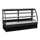 COMBISTEEL - Vitrine réfrigérée ronde 2000 mm