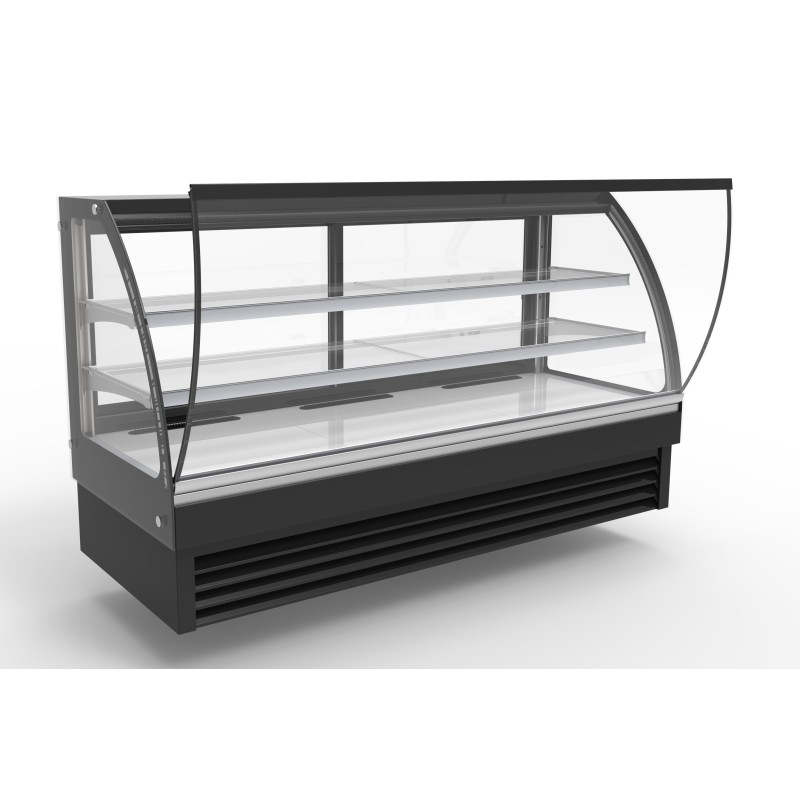 COMBISTEEL - Vitrine réfrigérée ronde 2000 mm