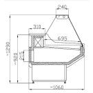 COMBISTEEL - Vitrine réfrigérée owen 2.0