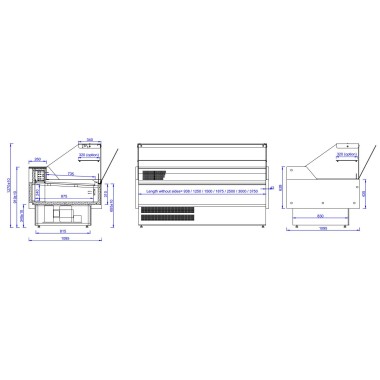 COMBISTEEL - Vitrine réfrigérée morris 3.0