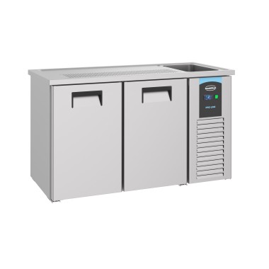 COMBISTEEL - Refroidisseur de bière 2 portes acier inox