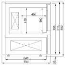 COMBISTEEL - Refroidisseur à ventilation 5x 1/1gn