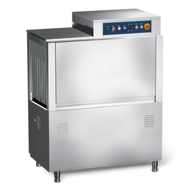 COMBISTEEL - Lave-vaisselle transporteur en rack