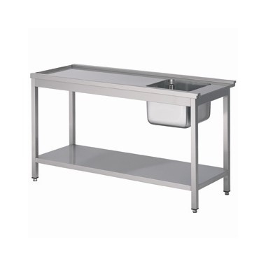 COMBISTEEL - Table d'approvisionement étagère 1200 à gauche pour 7280.0050-0055-0060-0065