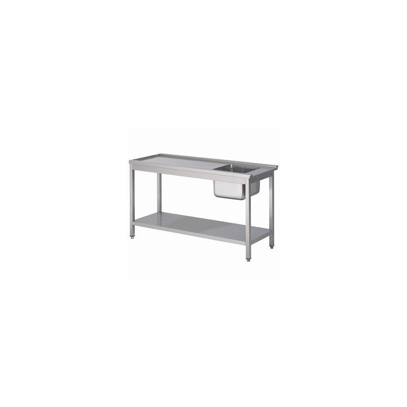 COMBISTEEL - Table d'approvisionement étagère 1500 à gauche pour 7280.0050-0055-0060-0065