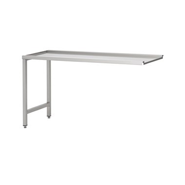 COMBISTEEL - Table d'écoulement deux pieds 700 à gauche pour 7280.0050-0055-0060-0065