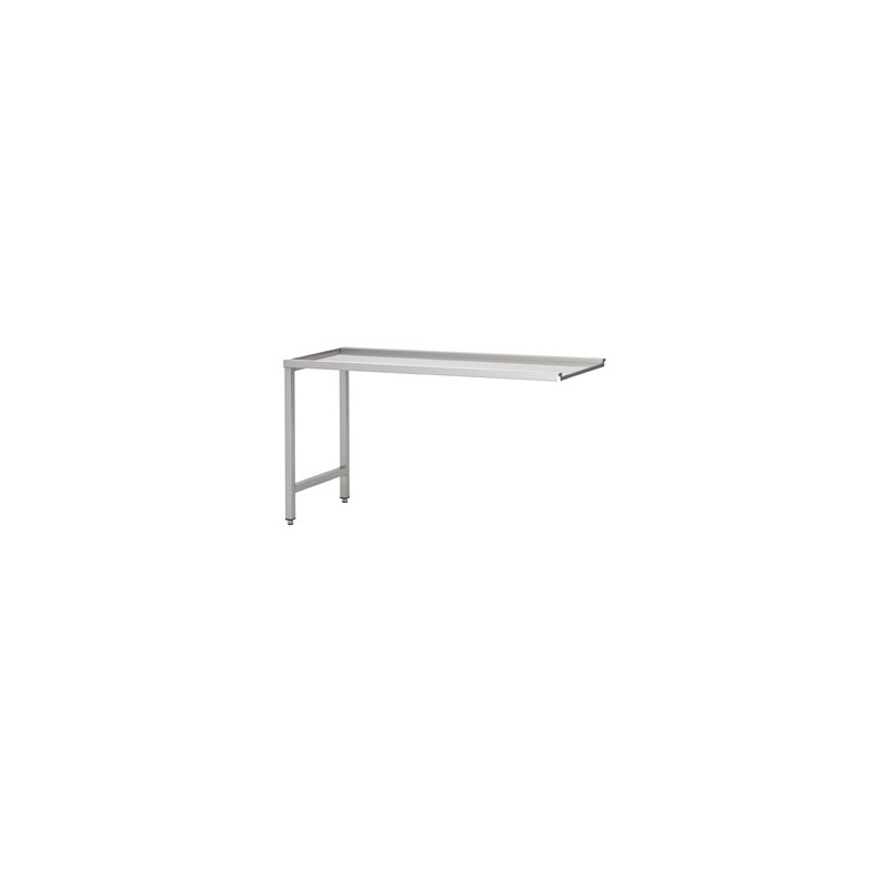 COMBISTEEL - Table d'écoulement deux pieds 700 à gauche pour 7280.0050-0055-0060-0065