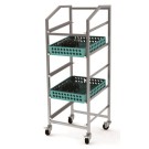 COMBISTEEL - Trolley pour paniers de lavage 500x500