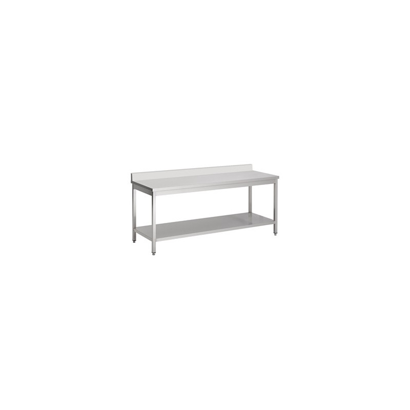 COMBISTEEL - Plan de travail étagère bord relevé