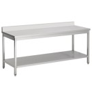 COMBISTEEL - Plan de travail étagère bord relevé
