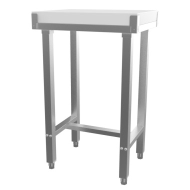 COMBISTEEL - Billot bloc de découpage en polyéthylène 80mm épaisseur