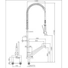 COMBISTEEL - Pré douche de rinçage