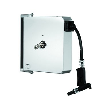 COMBISTEEL - Treuil de tuyau 6 m avec pistolet d'eau