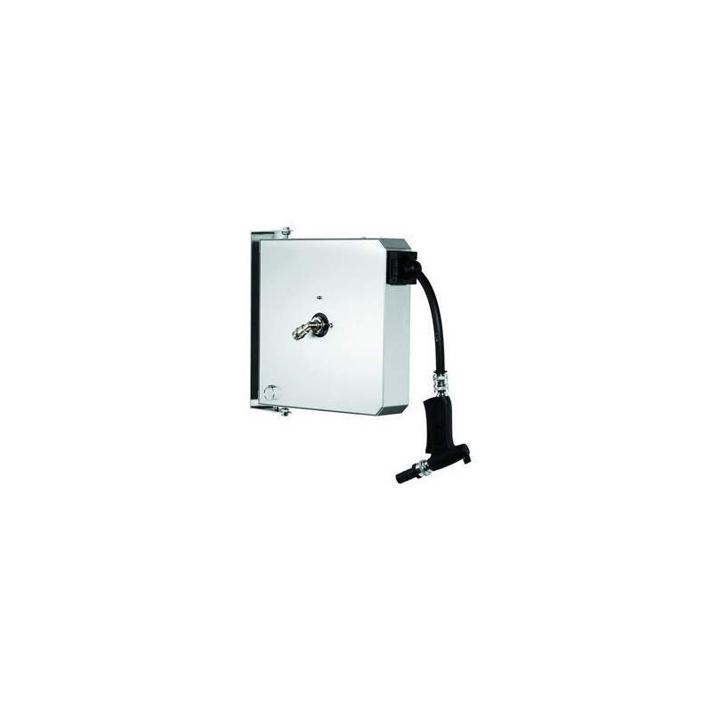 COMBISTEEL - Treuil de tuyau 6 m avec pistolet d'eau