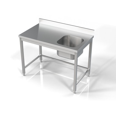 COMBISTEEL - Evier 1 à droite 1200