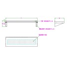 COMBISTEEL - Etagère murale en inox