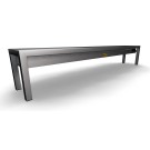 COMBISTEEL - Étagère  céramique chauffante1 niveaux