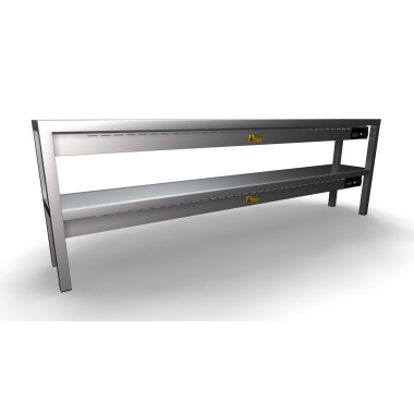 COMBISTEEL - Étagère chauffante  céramique 2 niveaux