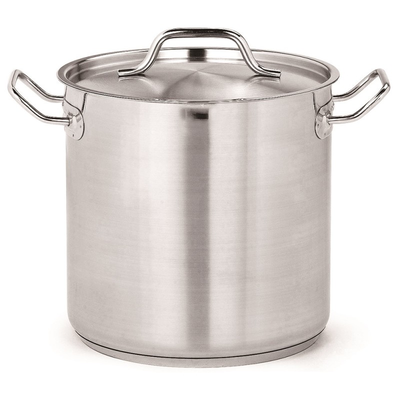 COMBISTEEL - Marmite profonde avec couvercle diam 20 6,3l