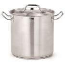 COMBISTEEL - Marmite profonde avec couvercle diam 20 6,3l