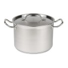 COMBISTEEL - Casserole en acier inoxydable + couvercle diam 20 4l