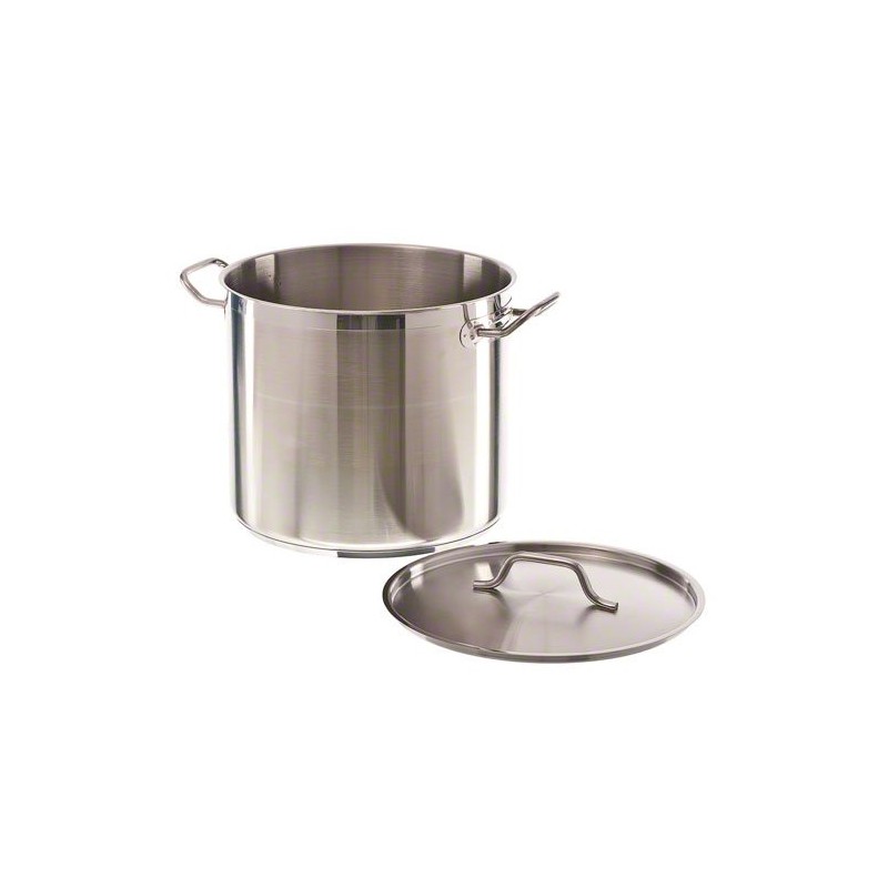 COMBISTEEL - Casserole en acier inoxydable + couvercle diam 20 4l