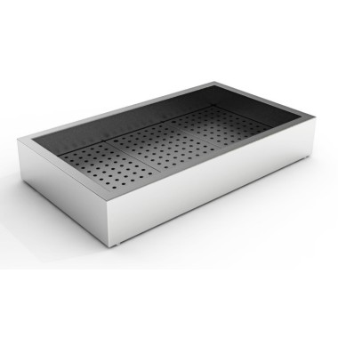 COMBISTEEL - Bac à glace pilée en construction 3/1 gn