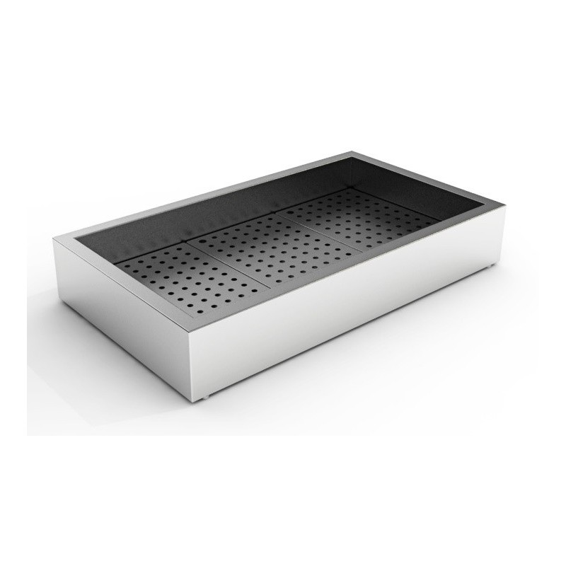 COMBISTEEL - Bac à glace pilée en construction 3/1 gn